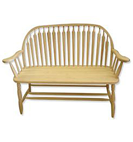 RM Paddleback Bench - Mennonite Furniture